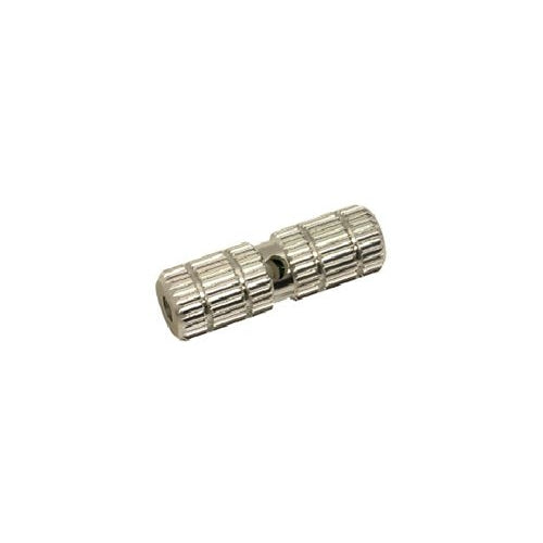 Foot Pegs — 3/8" x 26 TPI Threaded / 25 x 100mm / Alloy / Silver [2pc]
