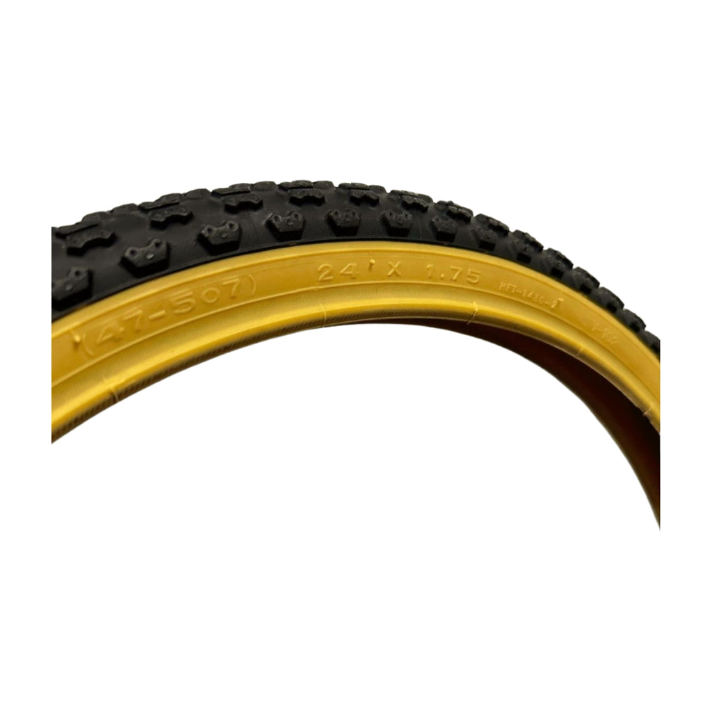 Duro Comp 3 Style Wire Bead Tyre  — 24 x 1.75" (47-507) / Gum Wall