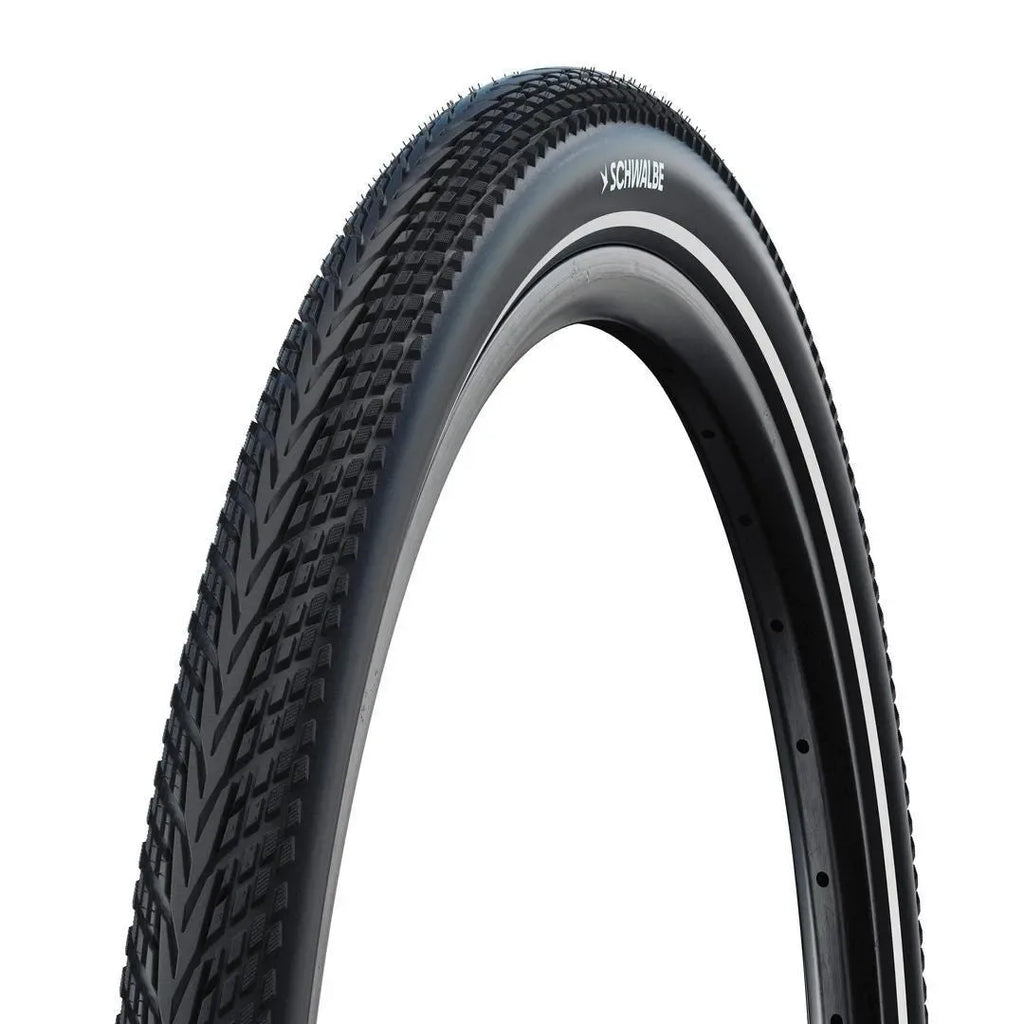 Schwalbe Marathon PRO Almotion Tubeless Tyre — 27.5 x 2.15" (55-584) / ADDIX Race V-Guard / Reflective / Black Wall