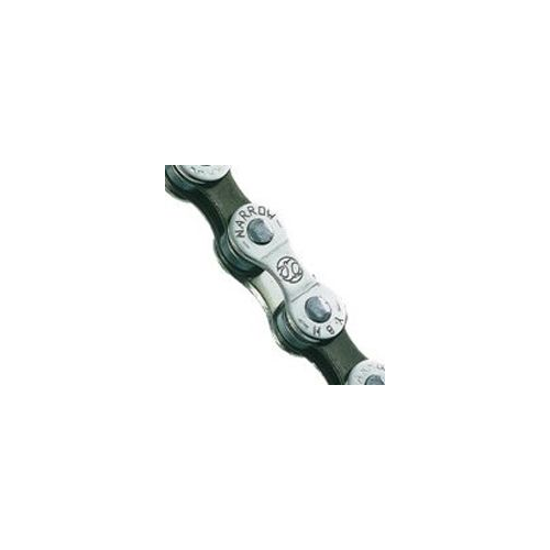 YBN S8C 8 Speed Chain — 116 Links / Silver/Brown