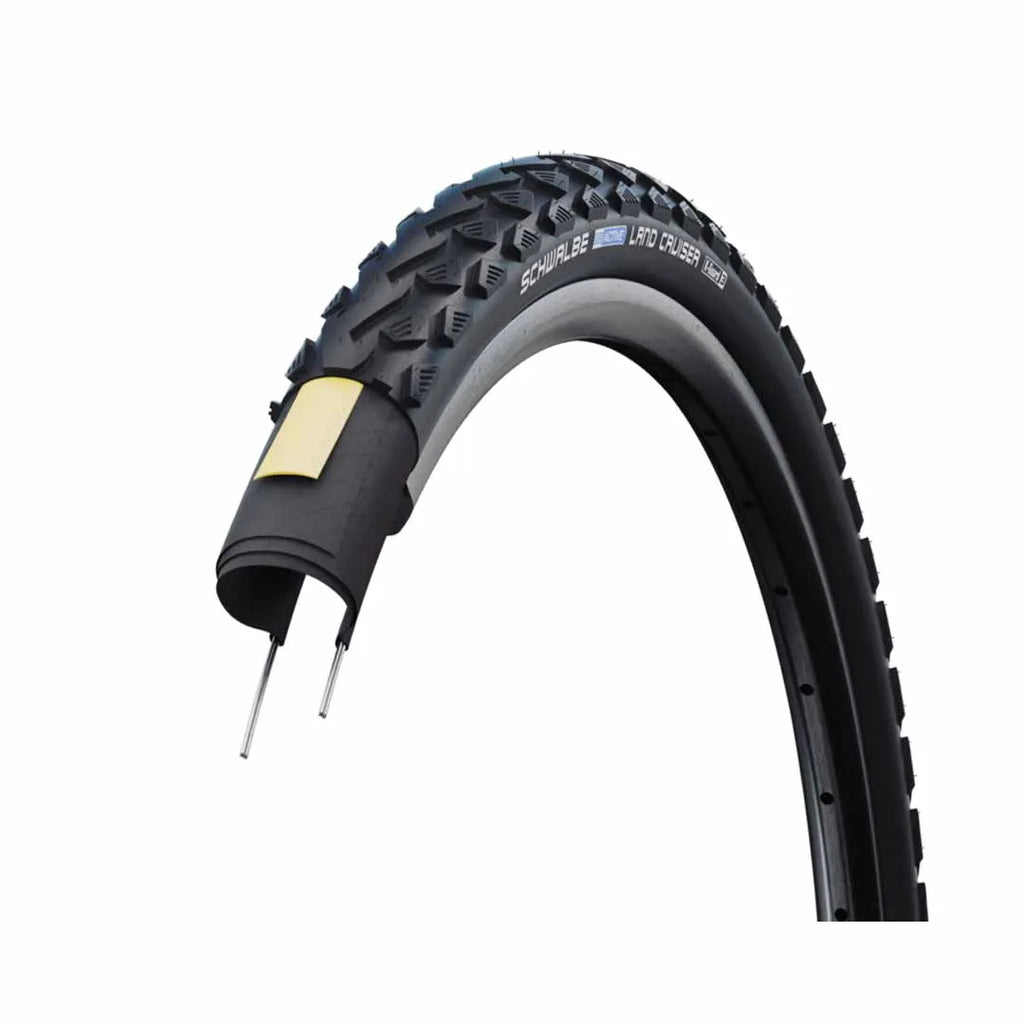 Schwalbe Land Cruiser Wire Bead Tyre  — 26 x 1.75" (47-559) / SBC K-Guard / Black Wall