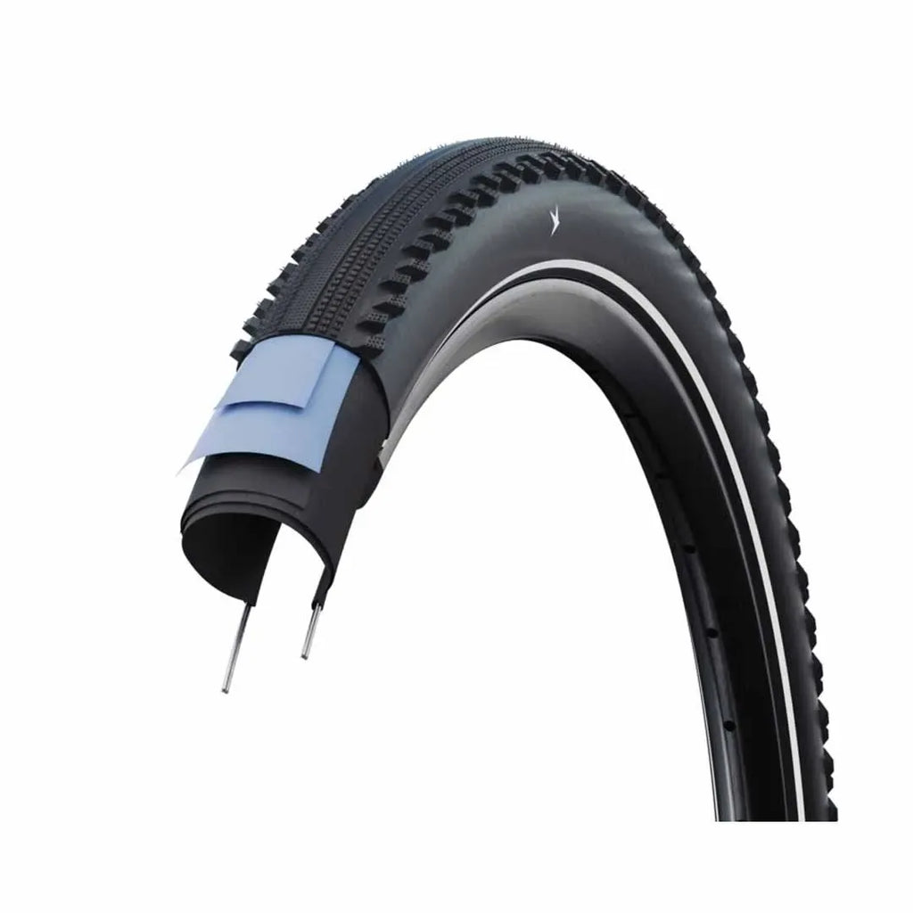 Schwalbe Motion Hurricane Wire Bead Tyre — 29 x 2.40" (62-622) / ADDIX RaceGuard / Reflective / Black Wall