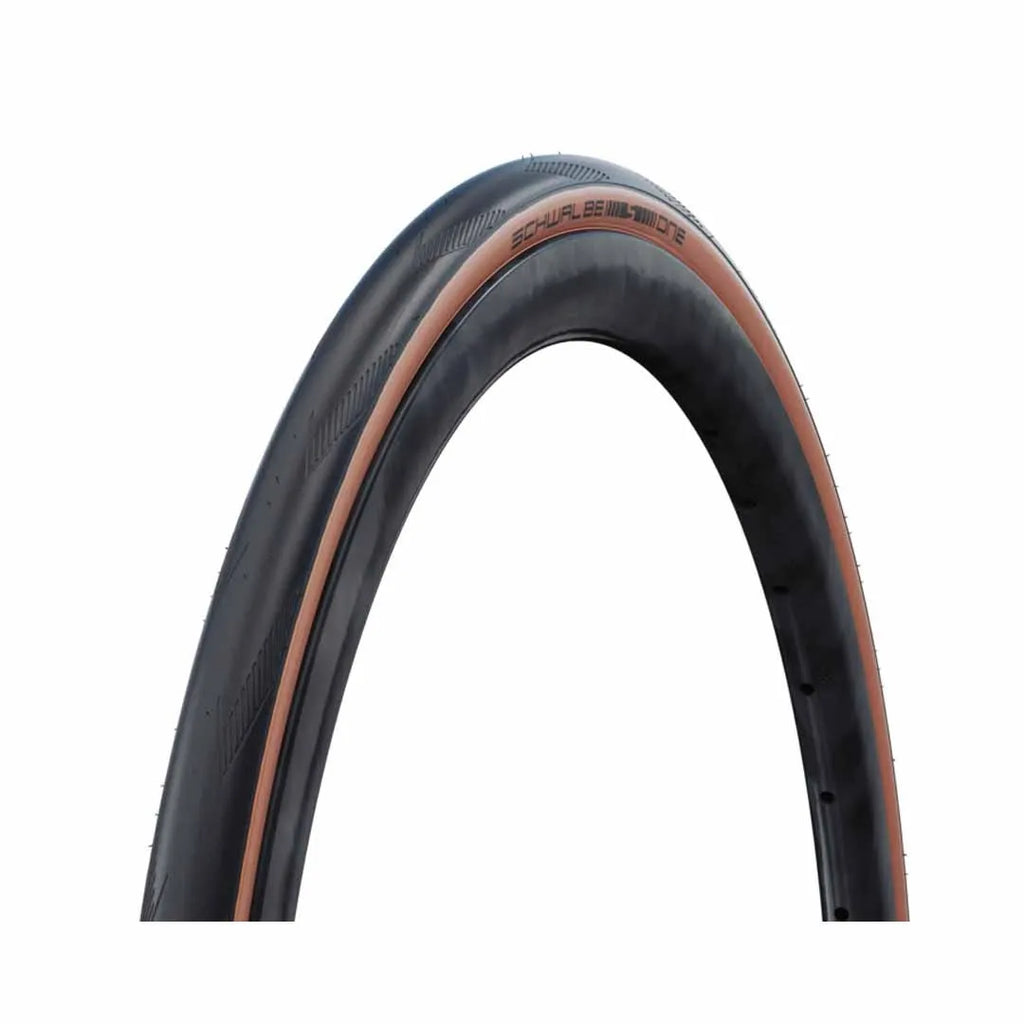 Schwalbe One Tubeless Tyre  — 700 x 25c (25-622) / ADDIX RaceGuard / Bronze Wall