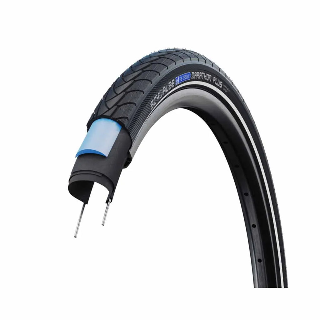 Schwalbe Marathon Plus Wire Bead Tyre  — 26 x 2.00" (50-559) / ADDIX SmartGuard / Reflective / Black Wall