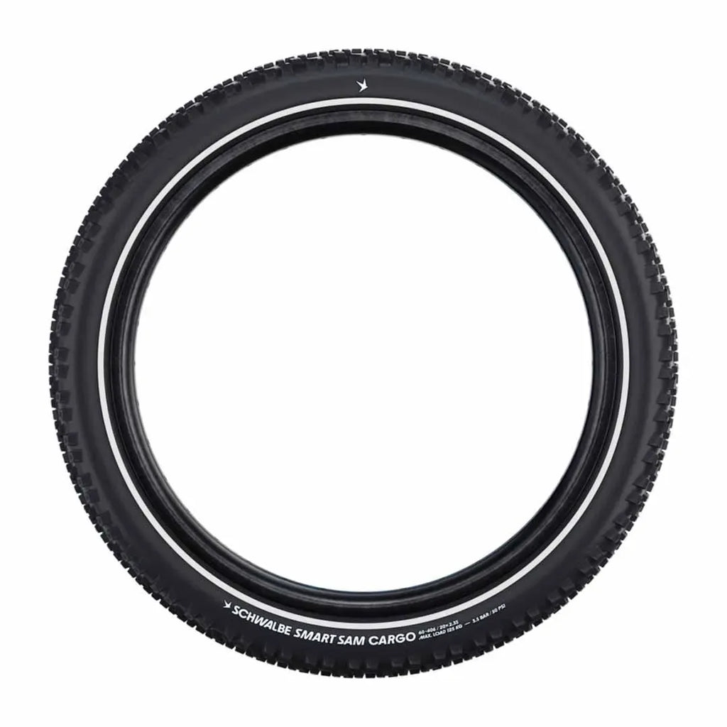 Schwalbe Motion Smart Sam Cargo Wire Bead Tyre — 24 x 2.35" (60-507) / ADDIX E Super Defense / Reflective / Black Wall
