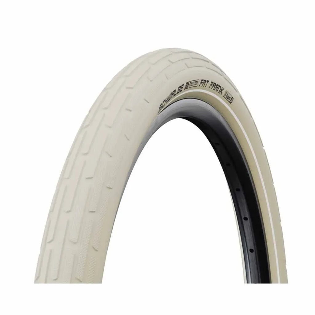 Schwalbe Fat Frank Wire Bead Tyre  — 26 x 2.35" (60-559) / SBC K-Guard / Reflective / Cream Wall