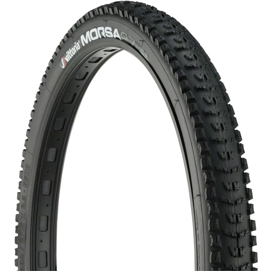 Vittoria Morsa Tubeless Tyre  — 27.5 x 2.30" (58-584) / TNT G+ / Black Wall