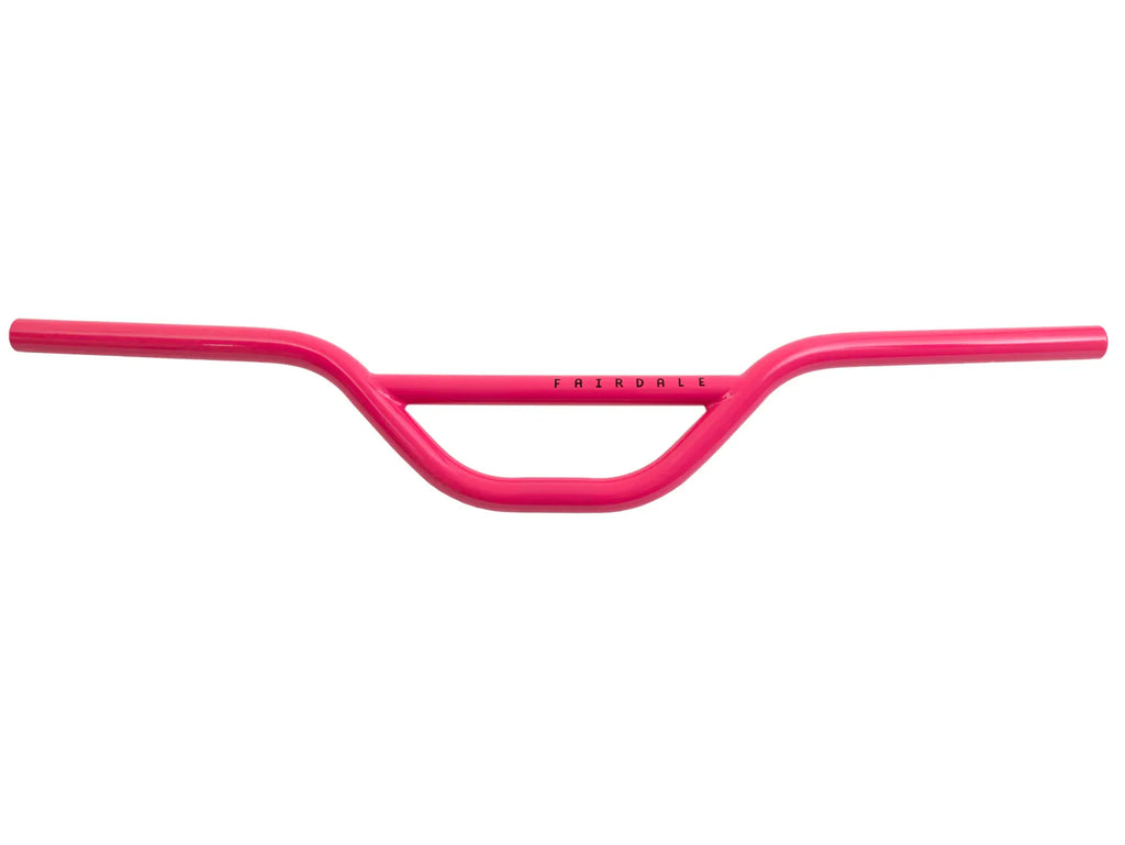 Fairdale MX 4 Mini BMX Handlebars — 22.2mm Clamp / 720mm Wide / 100mm Rise / Hot Pink