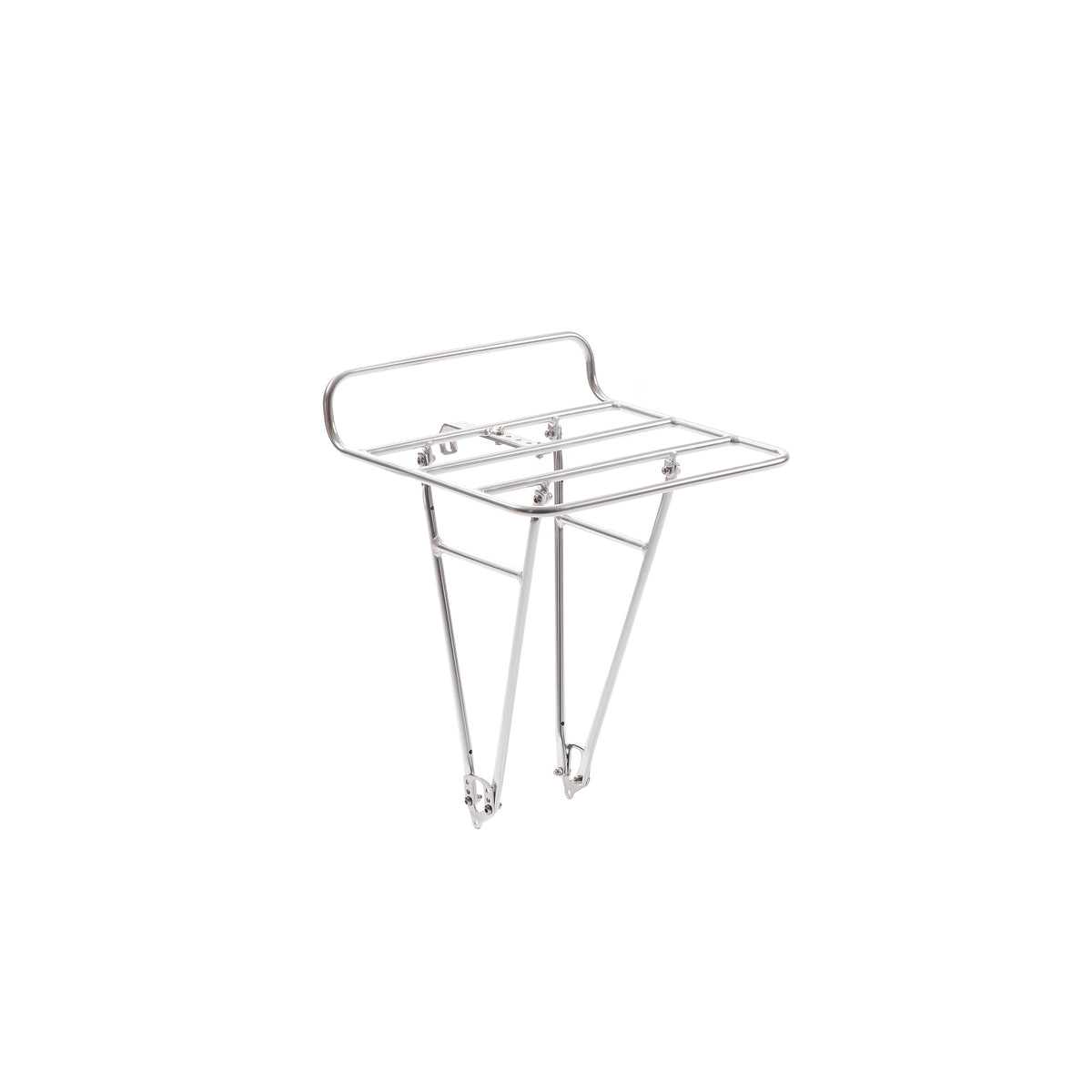 Front Rack Polished Pelago Commuter Front Rack — Stainless Steel Large Silver – The Rocket ...