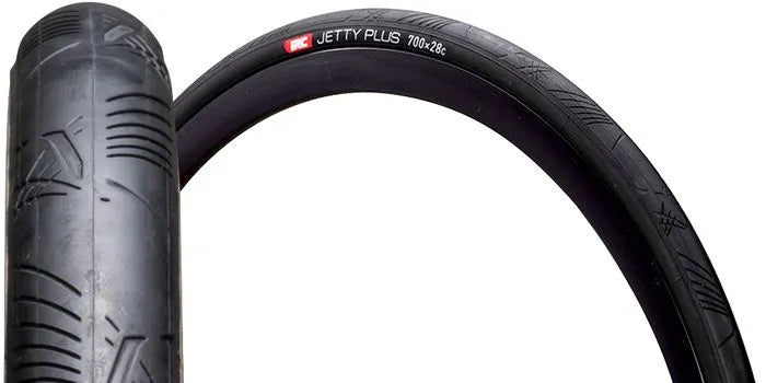 IRC Jetty Plus Folding Tyre  — 700 x 28c (28-622) / Black Wall