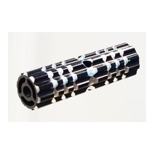 Foot Pegs — 3/8" x 26 TPI Threaded / 28 x 100mm / Alloy / Black [2pc]