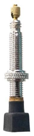 Generic Tubeless Presta Valve — 40mm / Brass / Silver [1pc]