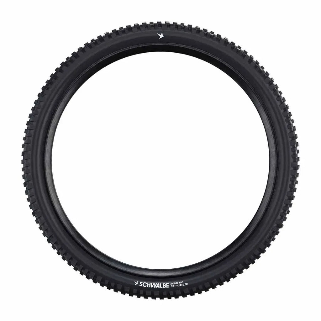 Schwalbe Nobby Nic Wire Bead Tyre  — 27.5 x 2.25" (57-584) / STANDARD ADDIX Green / Black Wall