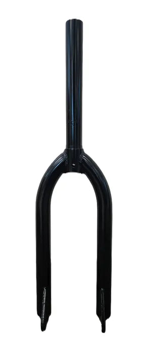 Rigid BMX Fork — For 20" Wheel / 1 1/8" Threadless / Caliper Brake / Cr-mo / Black