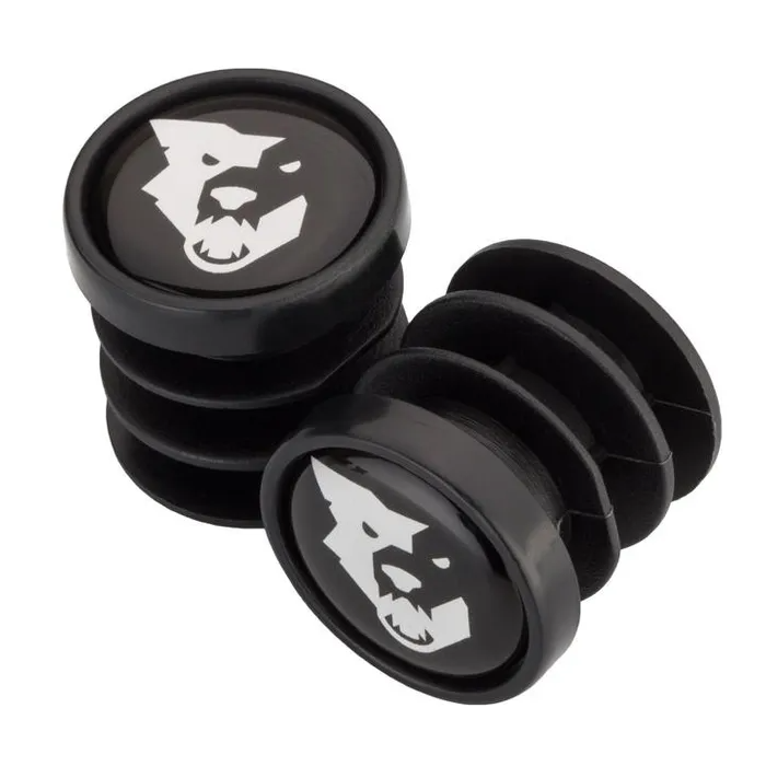 Wolf Tooth Bar End Plugs — Plastic / Black [2pc]