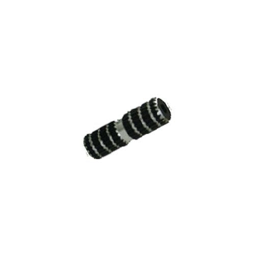 Foot Pegs — 3/8" x 26 TPI Threaded / 25 x 100mm / Alloy / Black [2pc]