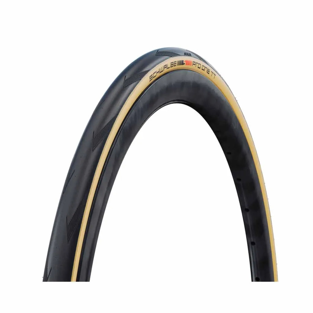 Schwalbe Pro One TT Tubeless Tyre  — 700 x 28c (28-622) / Super Race ADDIX Race / Tan Wall