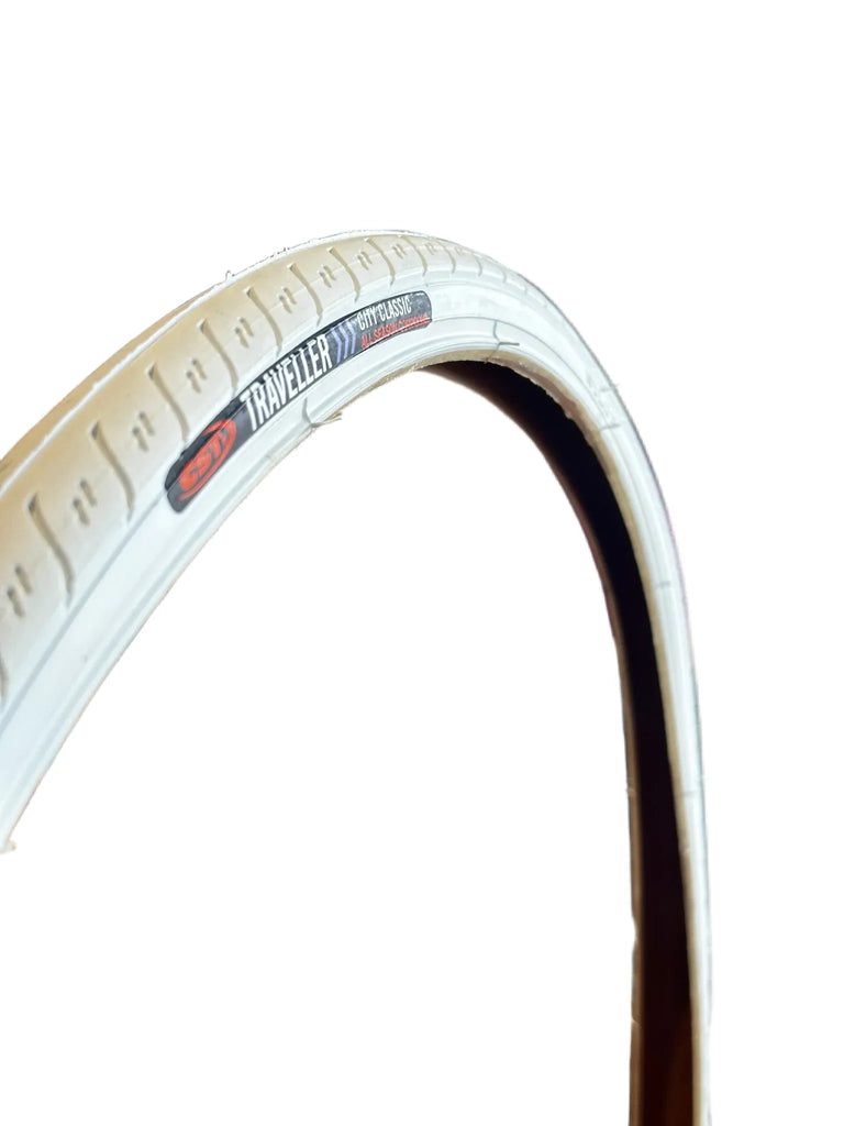 tokyobike Wire Bead Tyre (by CST) — 26 x 1.15" (32-559) / White / White Wall