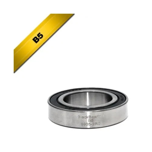 BlackBearing B5 6905-2RS Bearing — 25 x 42 x 9mm [1pc]