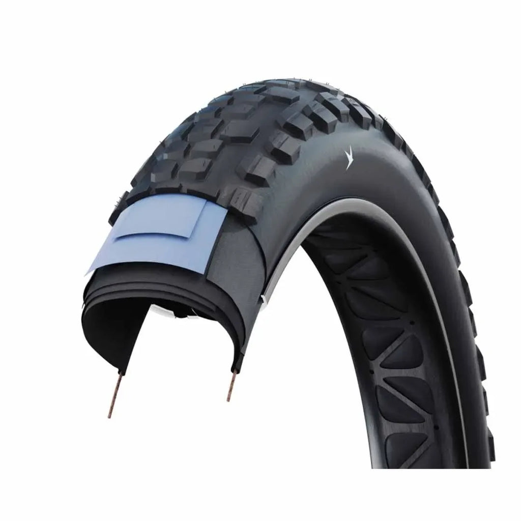 Schwalbe Hybrid Johnny Watts Tubeless Tyre — 27.5 x 4.00" (100-584) / ADDIX Double Defense / Black Wall