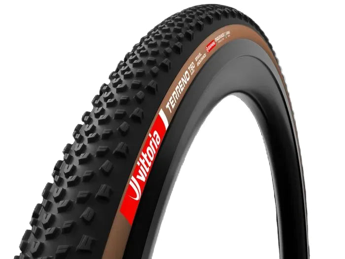 Vittoria Terreno T60 Mixed Gravel Endurance Tubeless Tyre — 700 x 40c (40-622) / TLR G2.0 / Brown Wall