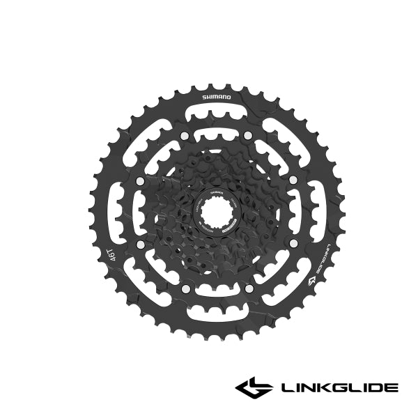 Shimano Cues CS-LG300 9spd Cassette — Linkglide Only / 11-46t