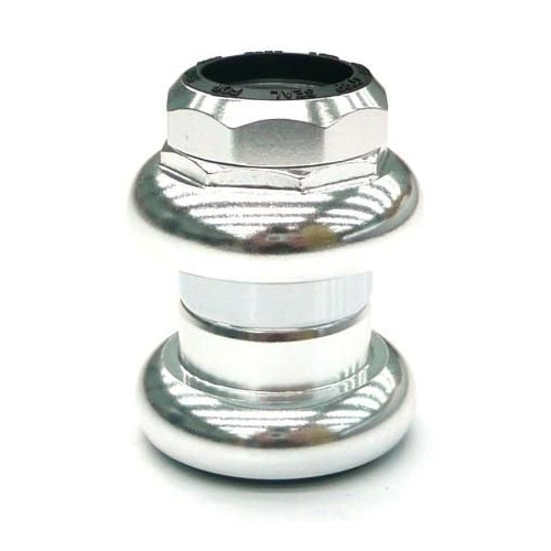 Alloy Threaded 1" Headset — EC30/25.4-24tpi (22.2 Quill) x EC30/27 / Silver