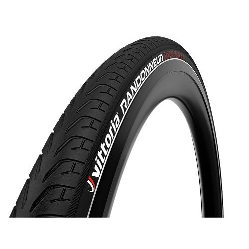 Vittoria Randonneur Wire Bead Tyre  — 20 x 1.50" (40-406) / Reflective / Black Wall