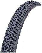 Block Pattern Wire Bead Tyre  — 18 x 1.75" (47-355) / Black Wall