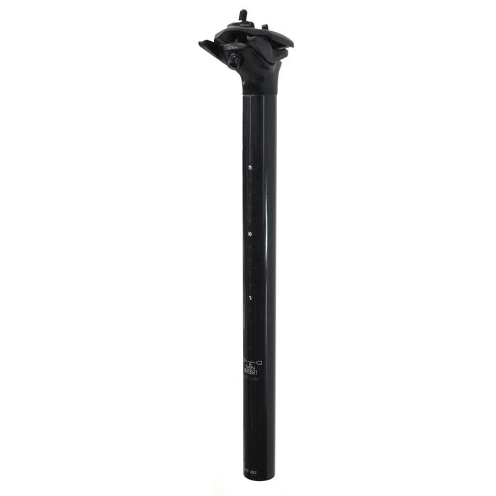 Micro Adjust Seatpost — 27.2mm x 350mm / 15mm Setback / Carbon Fibre / Gloss