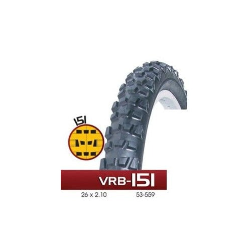 Vee VRB151 Wire Bead Tyre  — 26 x 2.10" (54-559) / Black Wall