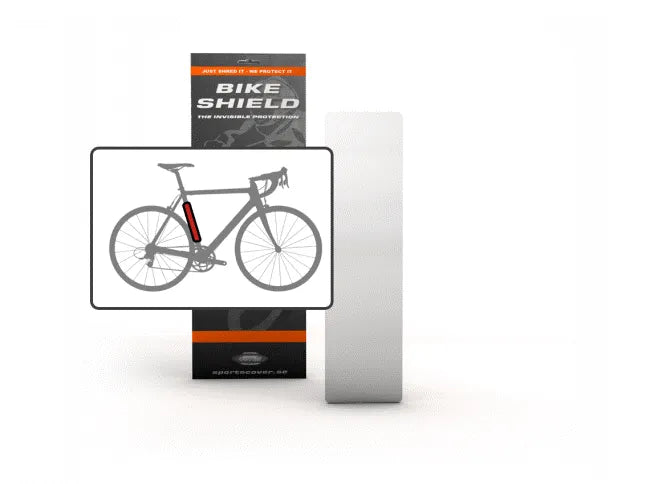 Bikeshield Tube Shield — Medium / Clear Gloss