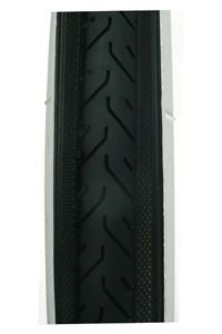 Economy Wire Bead Tyre  — 700 x 25c (25-622) / White Wall