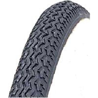 Block Pattern Wire Bead Tyre  — 16 x 1.75" (47-305) / Black Wall