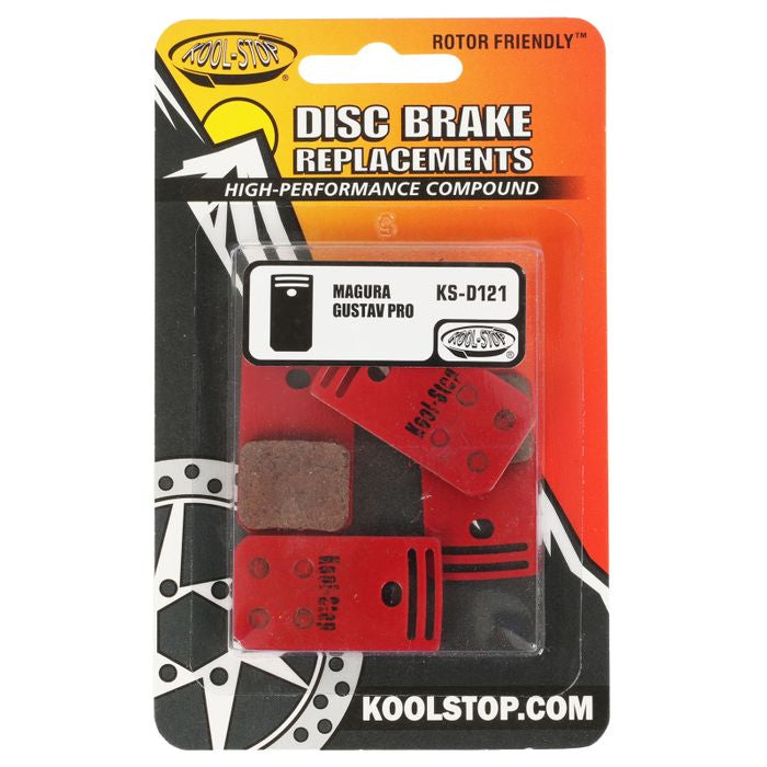 Kool Stop KS-D121 Disc Brake Pads — Resin Compound / Steel Plate / Magura