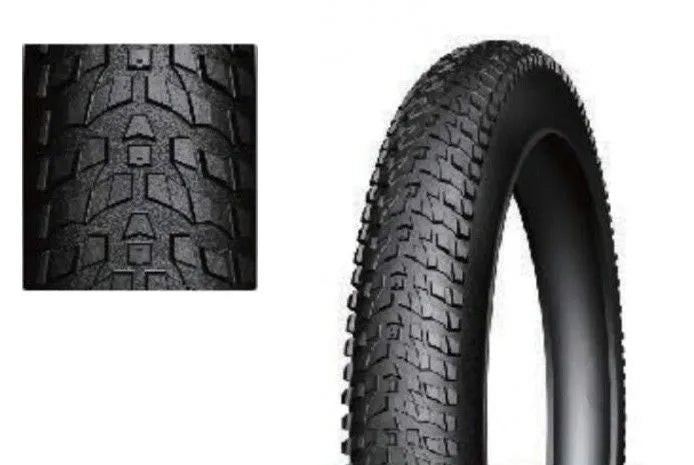 Fat Wire Bead Tyre  — 20 x 2.30" (58-406) / Black Wall