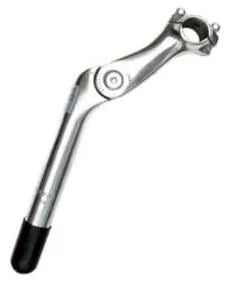 Adjustable Quill Stem — 25.4mm Quill (For 1 1/8" Headset) / 25.4mm Bar / 110mm Reach / Alloy / Silver