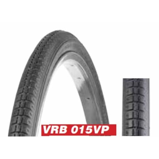 Vee VRB015VP Block Pattern Wire Bead Tyre  — 27 x 1 1/4" (32-630) / Black Wall