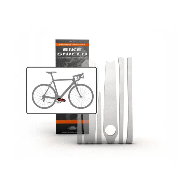 Bikeshield Crank Shield Kit — Clear Gloss