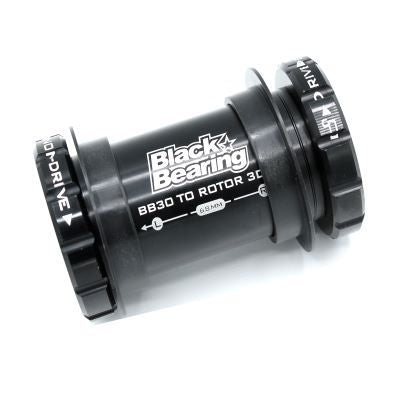 BlackBearing B5 Press Fit Bottom Bracket (Thread Together) — BB30 Frame / 30mm Spindle / Black