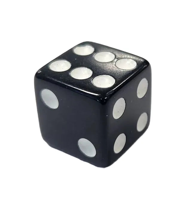 Dice Valve Cap — Schrader / Black [1pc]