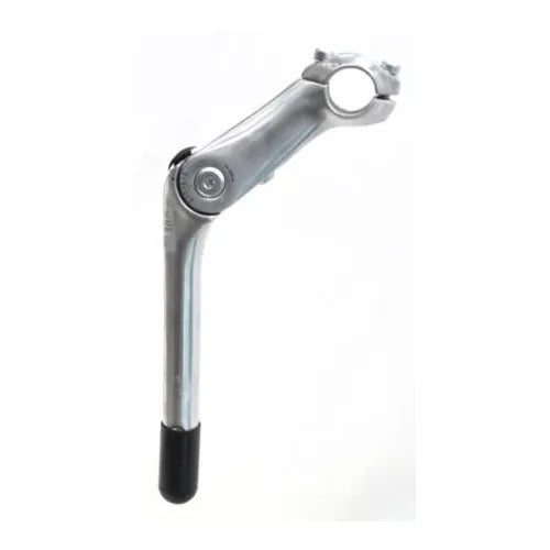 Adjustable Quill Stem — 22.2mm Quill (For 1" Headset) / 25.4mm Bar / 110mm Reach / Alloy / Silver