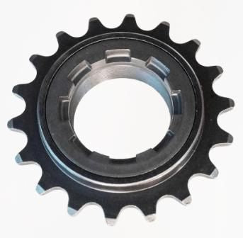DNP Singlespeed Freewheel — 1/8" x 18t / ISO (1.375" x 24tpi) / Silver