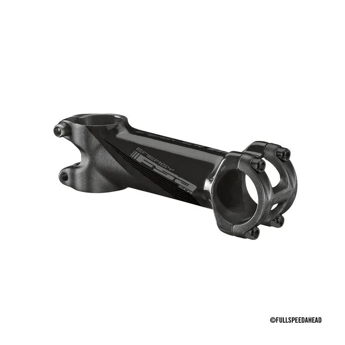 FSA Threadless Stem — 1 1/8" (28.6mm) Steerer / 80mm x -6° / 31.8mm Bar / Alloy / Black