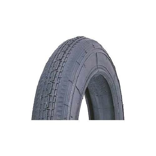 Block Pattern Wire Bead Tyre  — 12 1/2 x 2 1/4" (54-203) / Black Wall