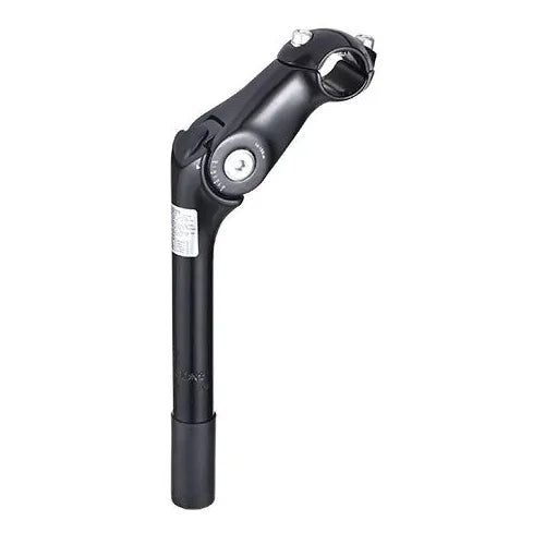 Adjustable Quill Stem — 22.2mm Quill (For 1" Headset) / 25.4mm Bar / 110mm Reach / Alloy / Black