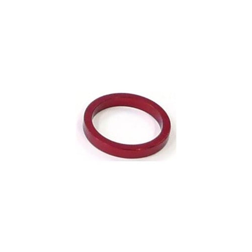 Alloy Headset Spacer — 5mm Height / 28.6mm (1 1/8") / Red