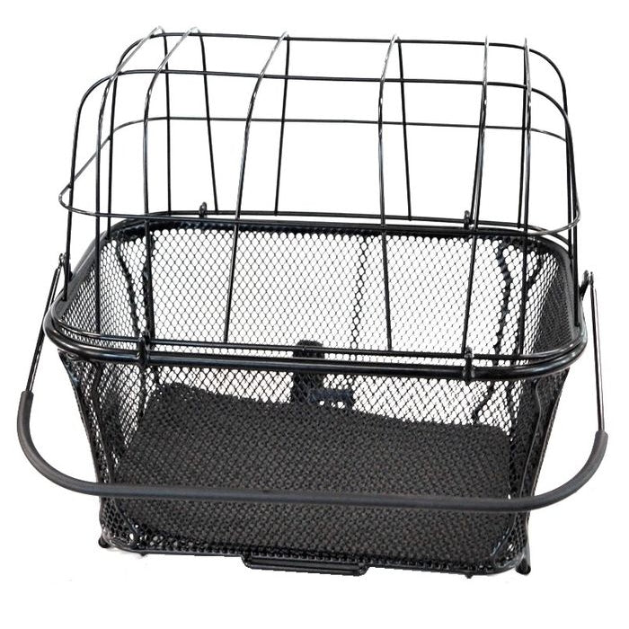 Rear Pet Basket — Quick Release / Padded Floor / Anchor Strap / 40x30x35cm