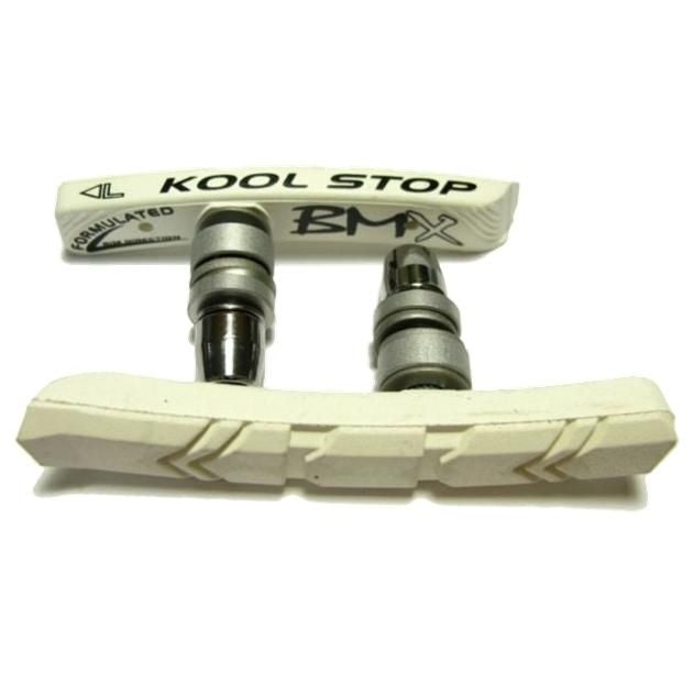 Kool Stop BMX Threaded Brake Pads — KSBMXW / White [2pc]