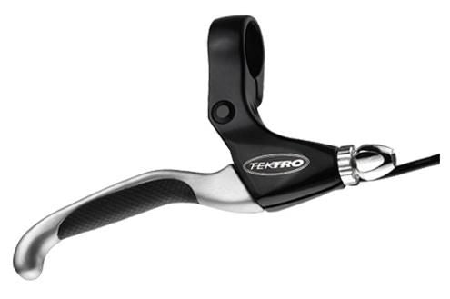 Tektro EL550-RS E-Bike Brake Levers (Pair) — V-Brake / 4 Finger / Silver Blade